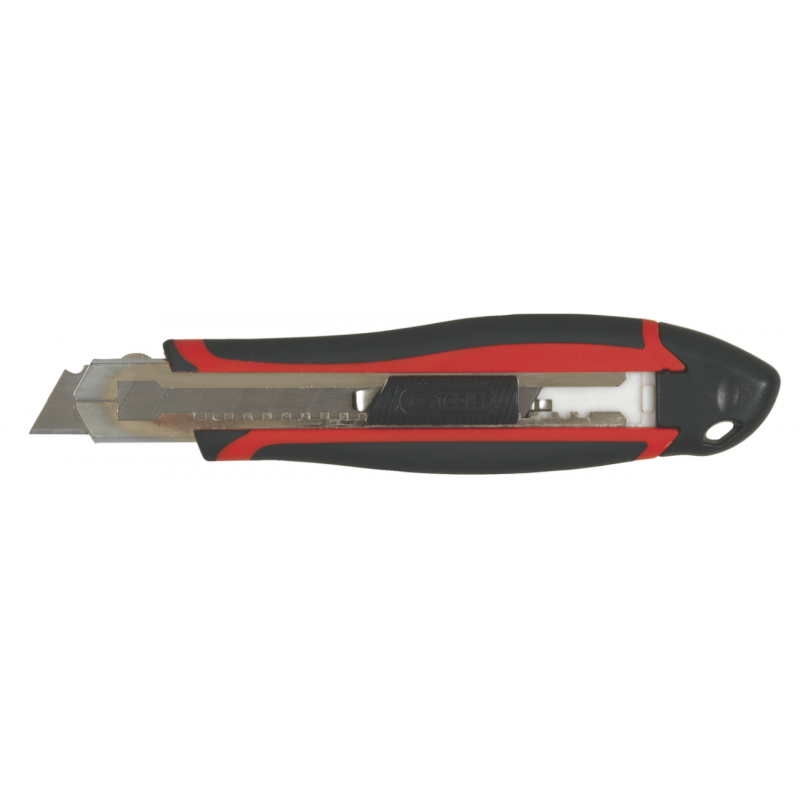 Cutter Safety Premium - Lame 19mm - Noir/Rouge